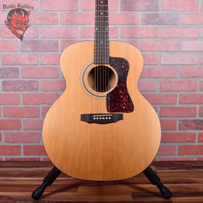 Guild JF4-NT Solid Spruce Top Jumbo Acoustic Satin Natural 1994 w/OHSC for sale