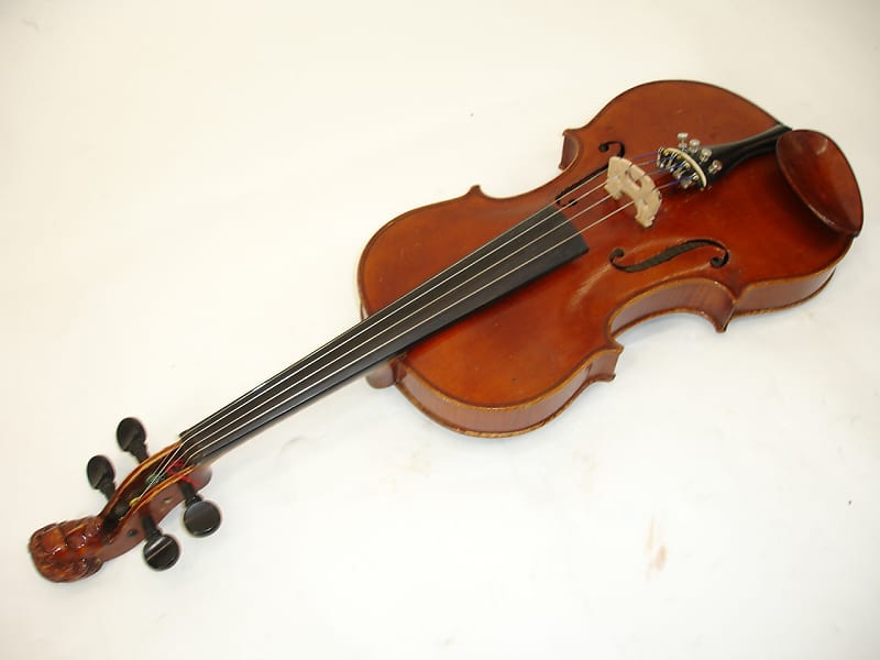 Vintage Joseph Guarnerius Copy 4/4 Violin w/ Carved Head