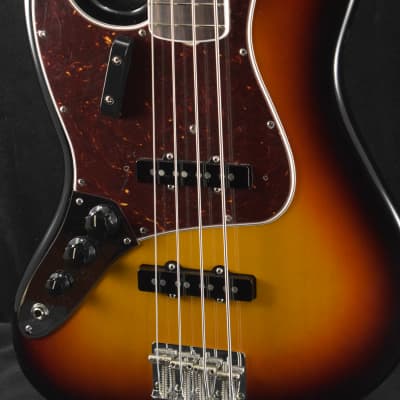 Fender American Vintage II 1966 Jazz Bass Left-Hand 3-Color Sunburst image 3