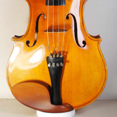 Old used Czech viola 16" 100 years old VIDEO Stradivarius copy 1713 immediately playing condition image 7