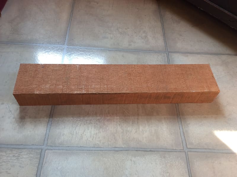 Sapele Acoustic Guitar Neck Blank Reverb