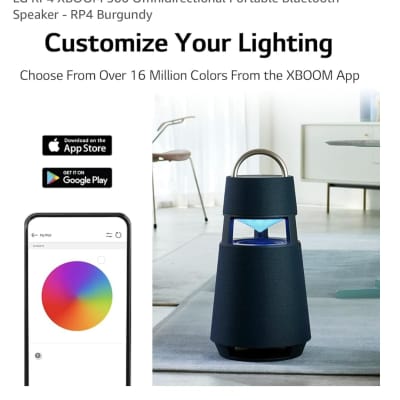 LG XBOOM 360 RP4 Bluetooth Speaker w/ Lighting 2023 image 5