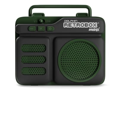 Dolphin RTX-10 Retrobox™ Mini Portable Bluetooth Radio Choose Colors - RED image 7