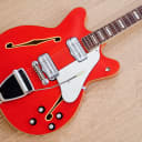 1967 Fender Coronado II Vintage Hollowbody Electric Guitar Cherry w/ Case