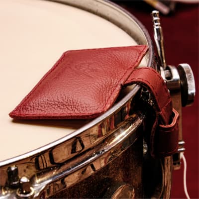 Por-T-Fel - Wallet Style Snare Drum Damper / Muffler - Red image 1