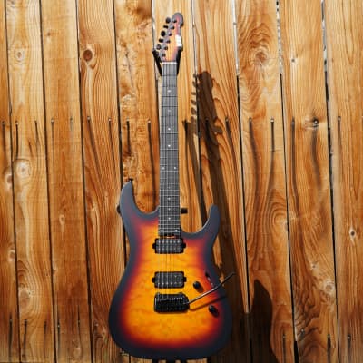 ESP USA M-II GT 3-Tone Sunburst 6-String Electric Guitar w/ Black Tolex Case(2022) image 2