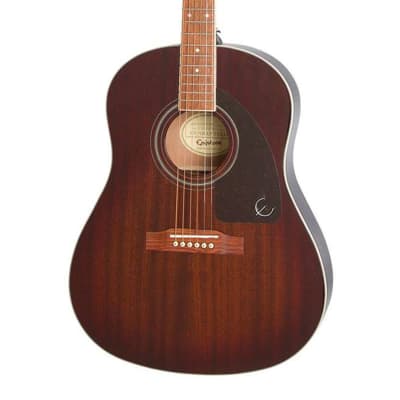 Epiphone AJ-220S Advanced Jumbo Acoustic Guitar (Mahogany Burst) for sale