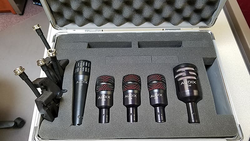 Audix DP5a Custom Drum Microphone Package with D6,D4,i5 case