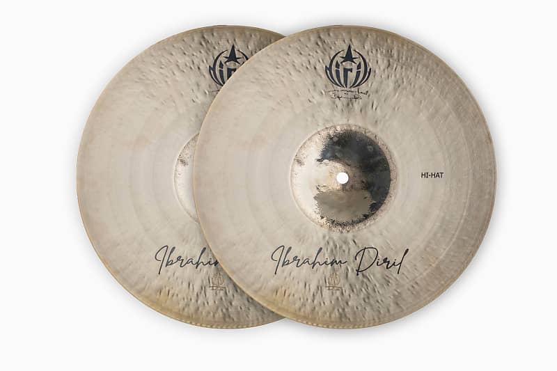 Diril Cymbals Master Design Series Raw Bell 14” Light Hi-Hat (Pair