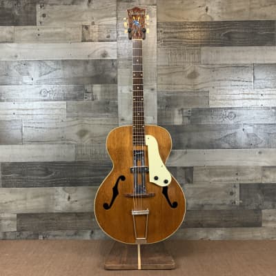 Sherwood H48 2420 Archtop Guitar w/Period Correct Silvertone Pick-up (1950's) w/Original Lifton Hardshell Case image 2