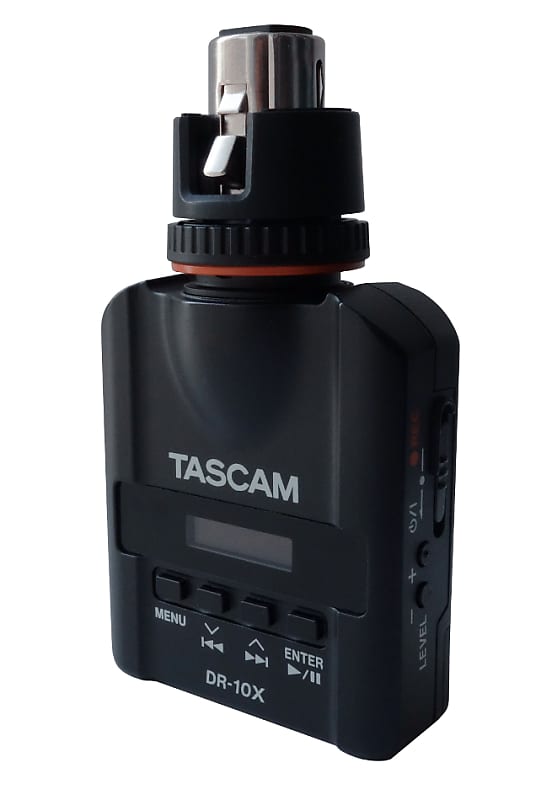 Tascam DR-10X Plug-on Micro Linear PCM Digital Audio Recorder for XLR Mic image 1