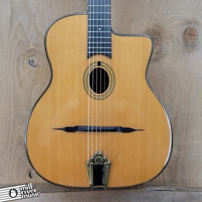 Gitane DG250M Birdseye Maple Gypsy Jazz Acoustic Guitar Used w/OHSC image 2