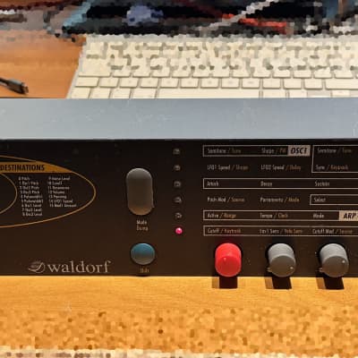 Waldorf Pulse+ Rackmount Synthesizer 1997 - Blue