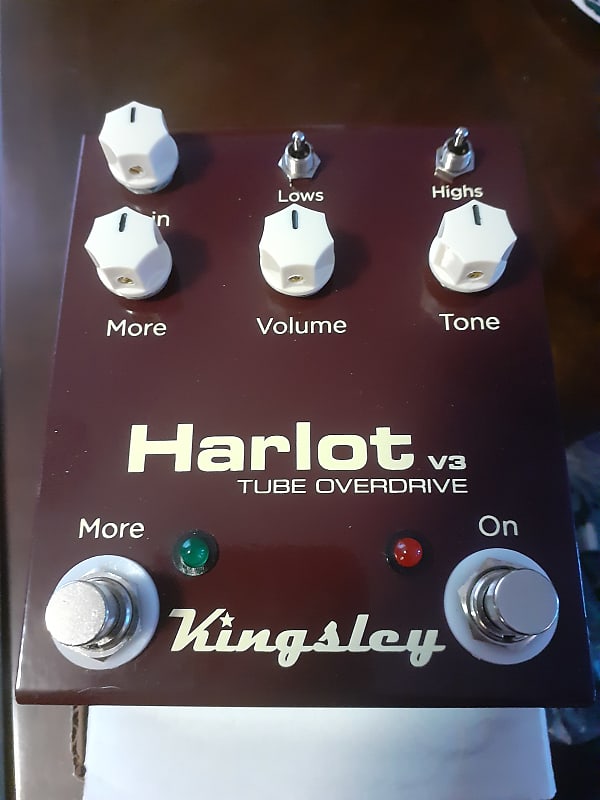 Kingsley Harlot v3 チューブオーバードライブ Kingsley Amplifiers