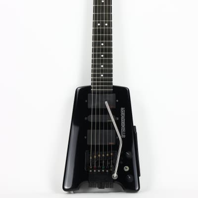 1997 Steinberger GL7TA Trans Trem Headless Electric Guitar | Original Hard Case and Tags, Black, CLEAN! image 7