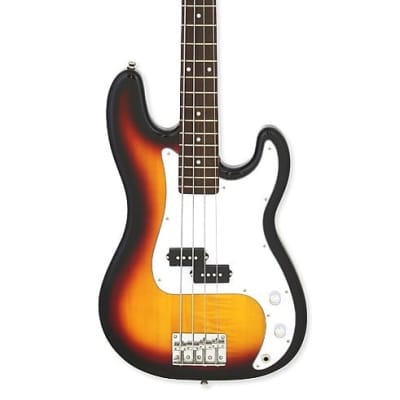 Aria STB-PB-3TS STB Series Basswood Body Bolt-on Maple Neck 4-String Electric Bass Guitar image 4