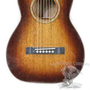 Martin Guitars Size 5 Custom Shop Mahogany Acoustic Guitar 1933 Ambertone Sunburst Finish image 5