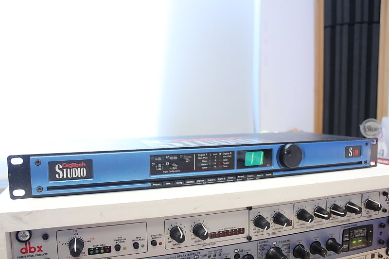 DigiTech S100 Studio Effects Processor 1998 blue and black Reverb