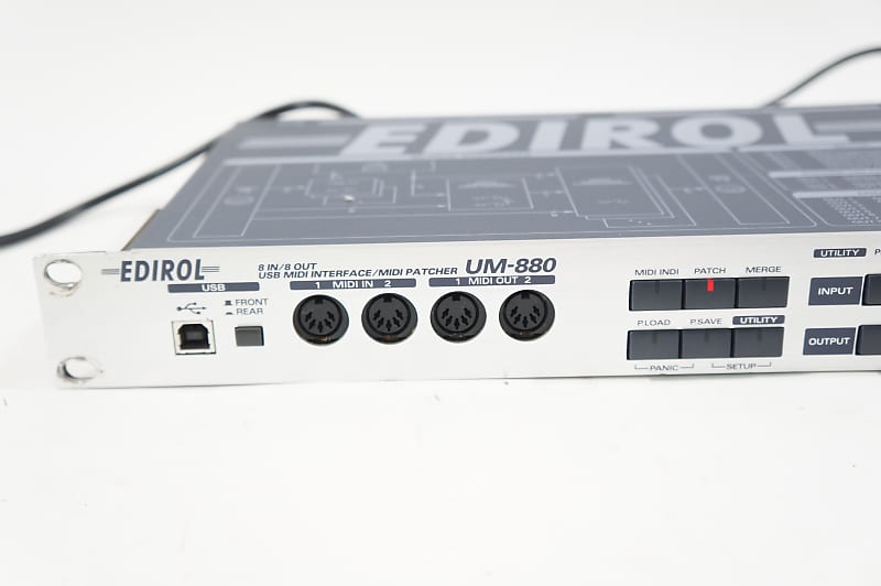 Edirol UM-880 Roland 8 IN / 8 OUT USB MIDI Interface Patcher