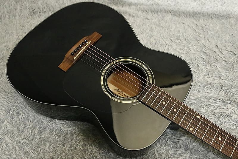 Aria Dreadnought AF-25BK Solid Spruce top Black Made in China