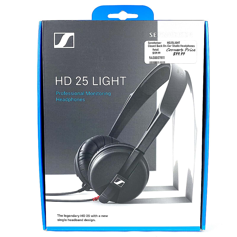 Sennheiser HD 25 Light Lightweight Closed-back On-ear Studio Headphones