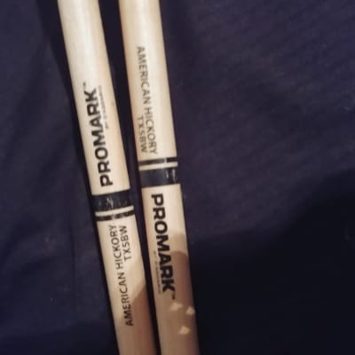 Pro-Mark TX5BW Hickory 5B Drum Sticks (Pair) image 2