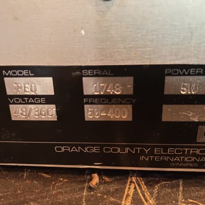 Orange County PEQ Equalizer silver for CLX/Vocal Stressor image 4