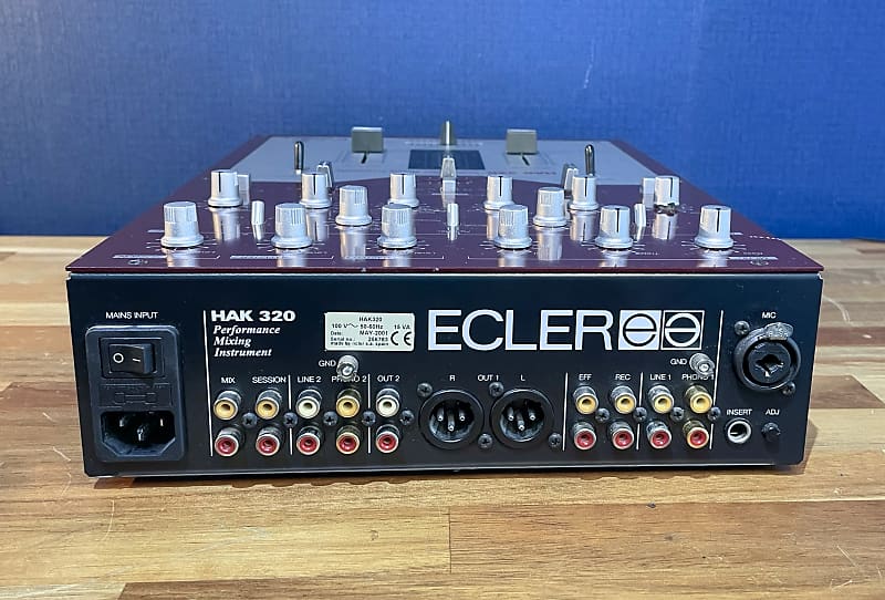 ECLER HAK320 DJミキサー アナログ回路/極太極上サウンド 動作品 - DJ機器