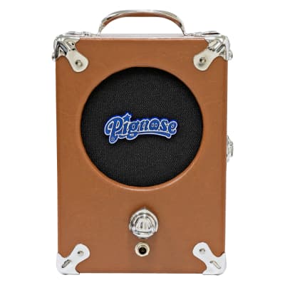 Pignose Amps 7-100 BR 5-Watt 1x5" Portable Guitar Combo Amp, Brown image 1