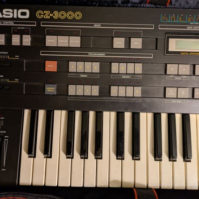 Casio CZ-3000 61-Key Synthesizer 1986 - Black