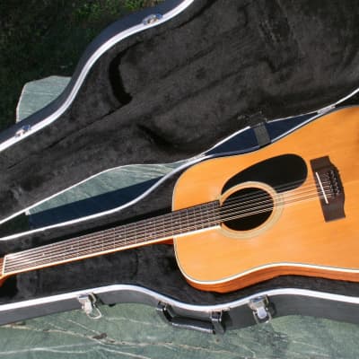 Yamaki 230 12 strings guitarJapan Vintage '70 Natural+Flight Case FREE image 1