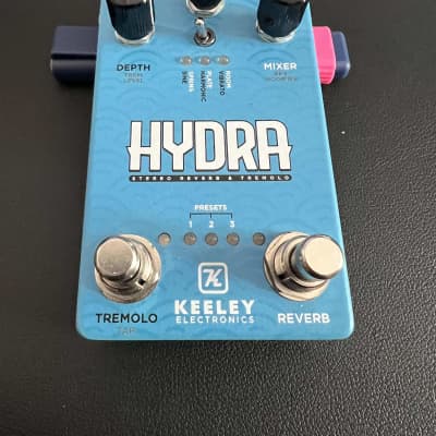 Keeley Hydra Stereo Reverb & Tremolo 2020 - Present - Blue image 1