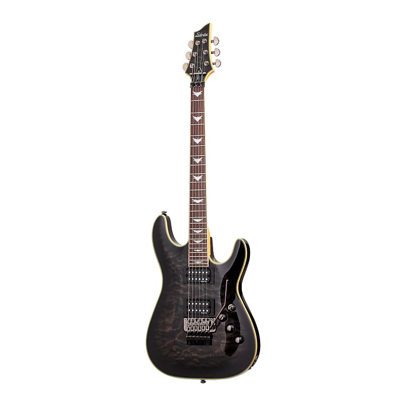 Schecter Omen Extreme-6 FR Electric Guitar (RIght-Hand, See-Thru Black) image 1