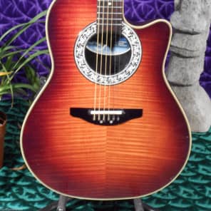 Ovation 386T Pinnacle Series Acoustic-Electric w / OHSC