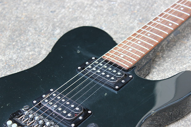 1985 Fender TL-555 Boxer Series Japan HH Telecaster (Black)