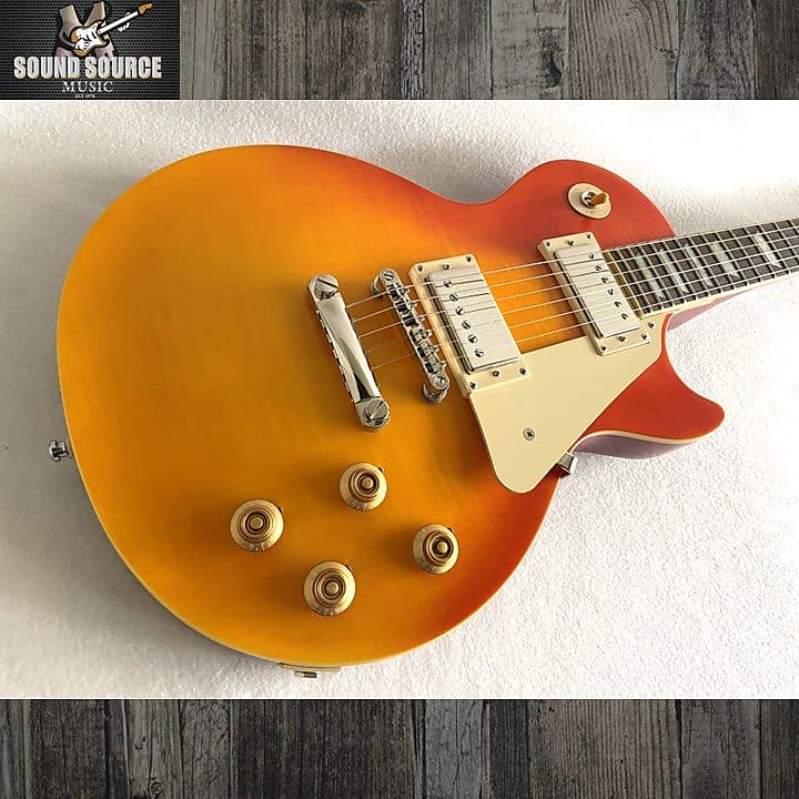 Epiphone Limited Edition 1959 Les Paul Standard Electric Guitar - Aged Honey Fade Sweetwater Exclusive image 1