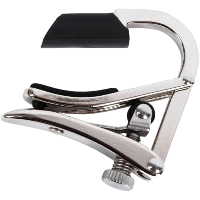 Shubb C7 Partial Capo for Steel String Guitars, Polished Nickel image 1