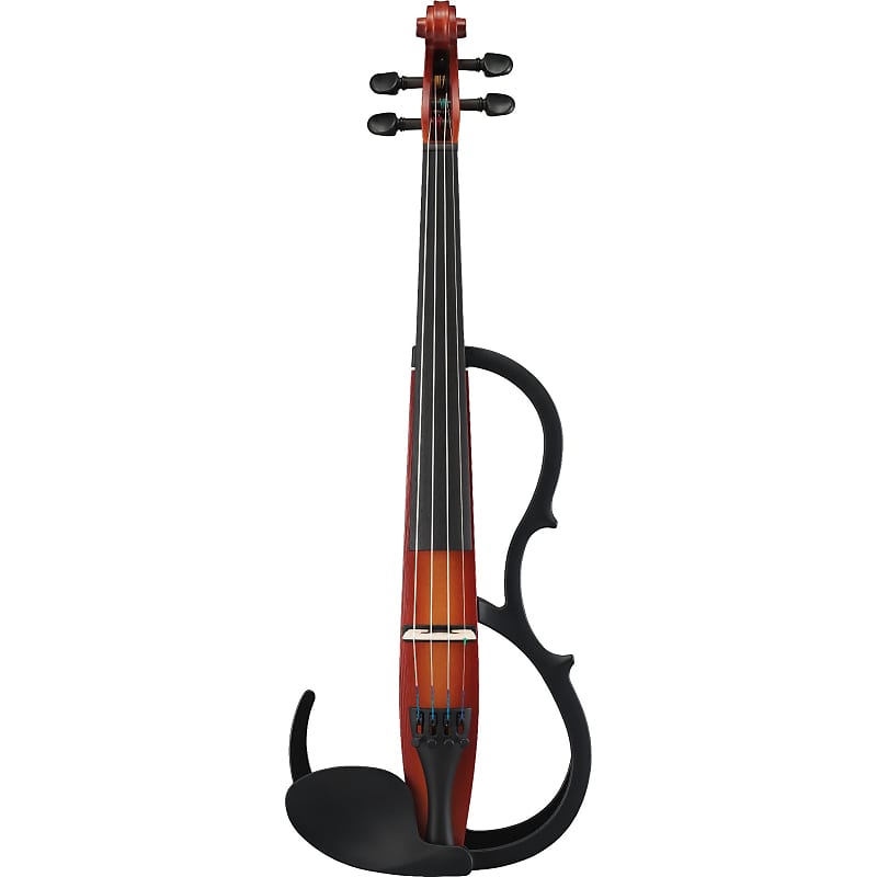 Yamaha SV250 Pro Series 4 String Silent Violin, Shaded Brown Finish image 1