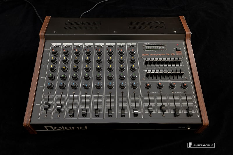 Roland PA-150 アナログミキサー スプリングリバーブ内蔵　137 Roland PA-150 アナログミキサー アンプ パラメトリックEQ