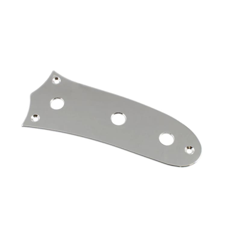 Control Plate For Fender Mustang - CHROME image 1