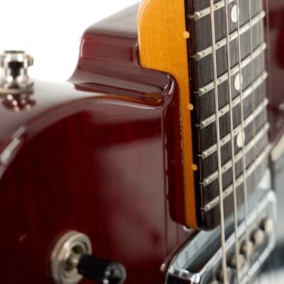 Used 1998 Fender Tele-Sonic w/ Rosewood Fretboard - Crimson Red Transparent - Ser. N8349683 image 6