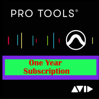 Avid Pro Tools Perpetual ONE YEAR Subscription image 1
