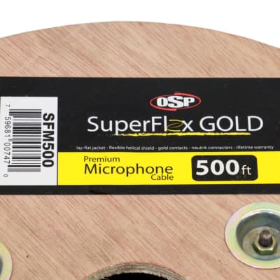 SuperFlex GOLD SFM-500 Bulk Spool Premium Microphone Cable 500' image 2