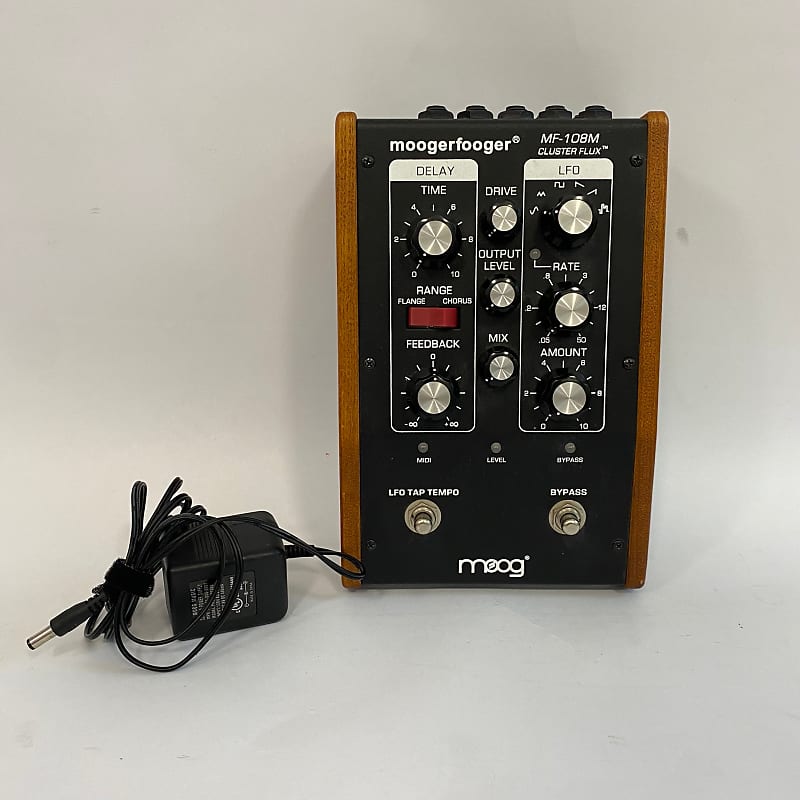 ギター moog moogerfooger MF-108M CLUSTER FLUX Moog MF-108M Moogerfooger Cluster Flux Chorus Flanger Pedal