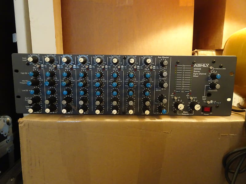 Ashly MX508 2016 Metal Gray Reverb