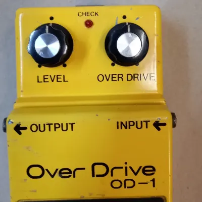 ギター boss OD-1 TL4558P OD-1 Over Drive (Silver Screw/JAPAN/TL4558P)