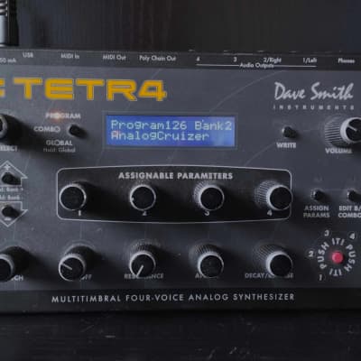 Dave Smith Instruments Tetra Desktop 4-Voice Polyphonic Synthesizer | Reverb