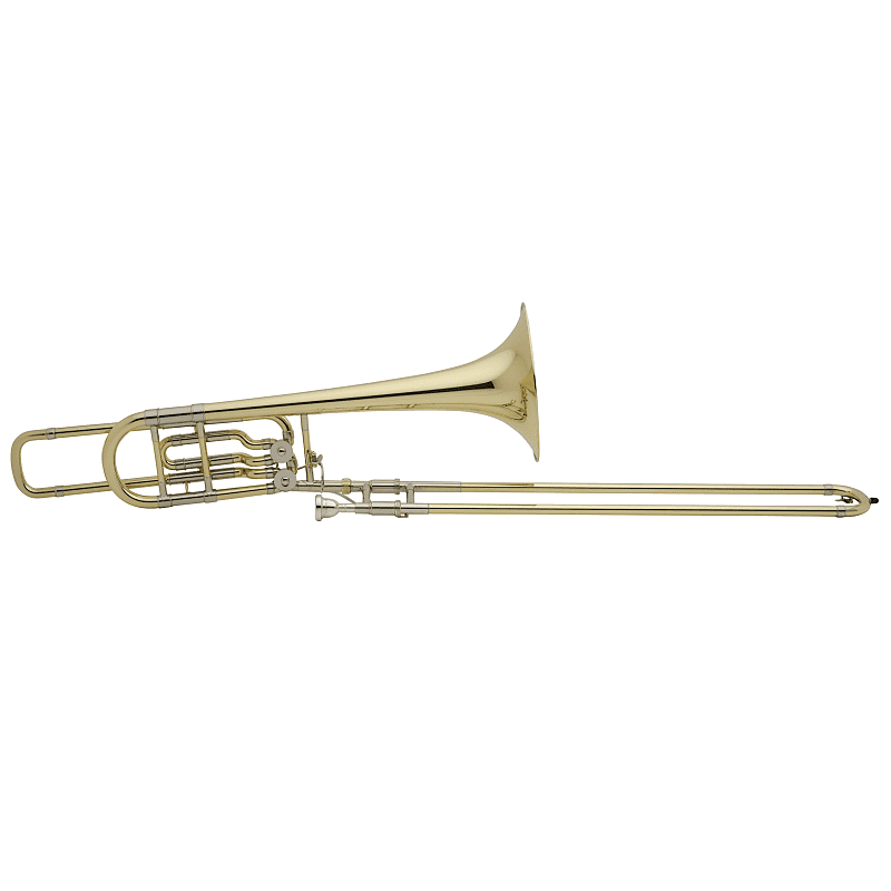 Bach Stradivarius 50B2O Professional Bass Trombone, Open Wrap, Yellow Brass Bell image 1