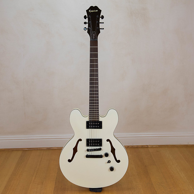 Epiphone dot hot sale studio white