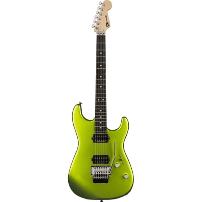 Charvel PRO-MOD SD1 HH FR E Electric Guitar (Lime Green Metallic) (DEC23) image 3